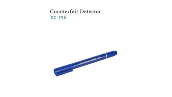 DC-798 marqueur de billets de banque à base d'eau en plastique lumière UV détecteur de faux billets stylo vérificateur