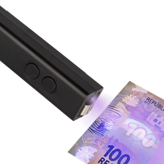 Stylo détecteur de billets de banque à détection UV et MG