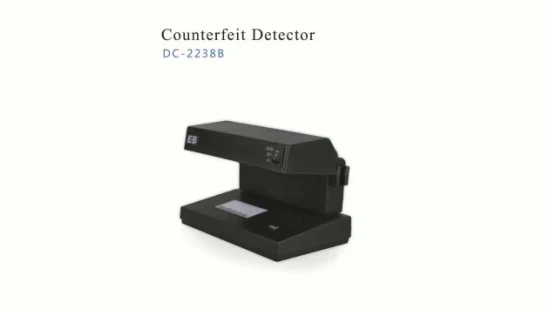Machine multifonctionnelle de compteur de billets de banque de détecteur d'argent financier de lumière UV
