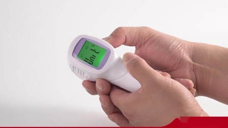 CE (MDR) Thermomètre infrarouge frontal sans contact médical approuvé par la FDA à trois rétroéclairages