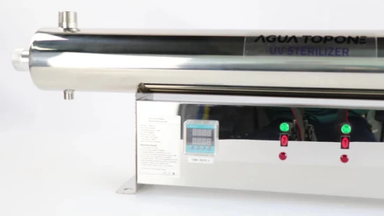 Agua Topone Stérilisateur de filtre à eau UV pour bassin à poissons avec armoire de commande électrique